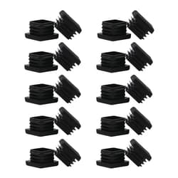Surnews 1x1 1 Inch Square Tube End Caps (20Pcs) 1