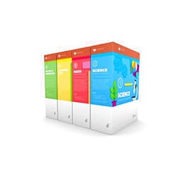 Alpha Omega Publications New Lifepac Grade 2 AOP 4-Subject Box Set (Math, Language, Science & History / Geography, Alpha Omega, 2nd GRADE, HomeSchooling CURRICULUM, New Life Pac [Paperback]