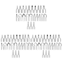 COHEALI 69 PCS Professional Pyrography Replacement Tips for Burning Wood Wire Tips for Burning Wood Replacement Pyrography Wire Tip Kit, Silverx3pcs