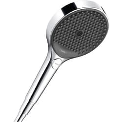 hansgrohe Rainfinity Rain 5-inch Modern Handheld Shower Head 3-Spray PowderRain, Intense PowderRain, MonoRain in Chrome, 26864001