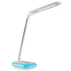 OttLite® Wellness Series® Glow LED Desk Lamp with Color Changing Base, Adjustable Height, 17