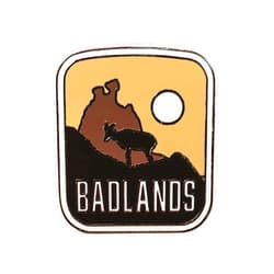 Vagabond Heart Badlands National Park Enamel Pin - Badlands Souvenir - Badlands Pin