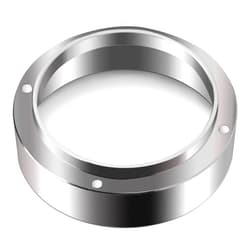 Agatige 51/53/58 mm Espresso Dosing Funnel, Aluminum Coffee Dosing Ring Espresso Powder Ring Replacement with Magnetic for Home/Cafe (51MM)