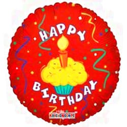ConverUSA 18 Inch Sv Cupcake Party Birthday Balloon