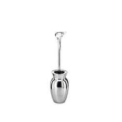 Lineabeta 5015.29 Toilet Brush Holder Cala Series Skoati, Stainless Steel/Polished