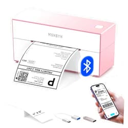 MUNBYN Bluetooth Thermal Label Printer, 4x6 Shipping Label Printer for Shipping Packages, Compatible with iOS, Android, PC, Mac, Chrome OS, Etsy, Ebay, Shopify, Amazon, USPS and More
