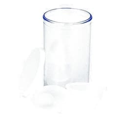 GRAINGER APPROVED Disposable Eyewash Cup, White, PK6
