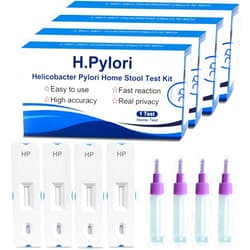 Atifer H Pylori Test Kit, Helicobacter Pylori Stool Test Kits at Home, 4 Tests H. Pylori Test H-Pylori Stool (Antigen) Self-Test for Home Use, Results in 10-15 Minutes with Highly Accurate
