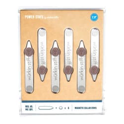 Würkin Stiffs Power Stays Magnetic Collar Stays|Power Stays with Storage Case | Metal Shirt Collar Stays for Men Clothing