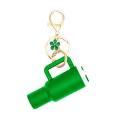 Ieson Mini Cup Keychain with Detachable Storage for Lipstick,Small Tumbler Keychain Purse Charms for Handbag Backpack
