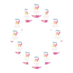 Dove Nourishing Body Care, Face, Hand, and Body Beauty Cream for Normal to Dry Skin Lotion for Women with 24-Hour Moisturization, 12-Pack, 2.53 Oz Each Jar