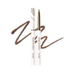 CLIO PROFESSIONAL CLIO Sharp So Simple Waterproof Pencil Liner, Eye Pencil, Rich Hyper-Pigmented Color, Smooth Creamy Application, Long-Wearing Matte Finish (4 Colors) (04 DARK BROWN)
