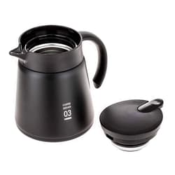 Hario V60 Insulated Metal Server, 800ml, Black