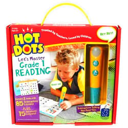 Educational Insights Hot Dots Let's Master 1st Grade Reading Set, Reading Workbooks, 2 Books with 100 Reading Lessons & Interactive Pen, Ages 6+