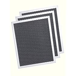 Amazinpure 3 pack 97007696 8.75 x 10.5 in Charcoal Range Hood Filter Compatible with Whirlpool W10355450 Broan Nutone 6105C 41F 413023 41000 46000 11000 4341999 4378581 1172266 5-3082 51113711