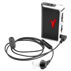 MEDca Personal Sound Amplifier - Personal Audio Amplifier Device and Voice Enhancer Device for Sound Gain of 50dB, Up to 100 Feet Away, Pocket Hearing Devices