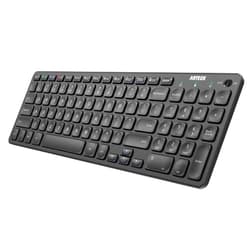 Arteck HB305-2 Universal Multi-Device Bluetooth Keyboard Ultra Compact Wireless Bluetooth Keyboard with Media Hotkeys for Windows iOS iPad OS Android Computer Desktop Laptop Surface Tablet Smartphone