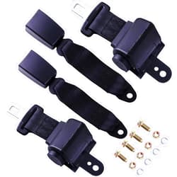 Cartroller Universal Golf Cart Seat Belt, Retractable Belt for EZGO TXT, Club Car DS and Yamaha, 2 Pack