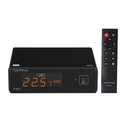 KGUSS Topping E30II lite DAC Preamp - AK4493S Hi-Res XMOS XU208 DAC 32Bit/768kHz DSD512 DSD Direct Mode for USB/Coax/Opt Inputs RCA HiFi Stereo Digital Audio Decoder(Black)