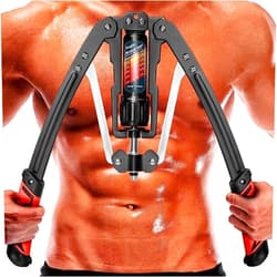 Yes4All Twister Arm Exerciser Adjustable 22-440lbs Hydraulic Power Chest Exerciser for Men Home Chest Expander Chest Workout