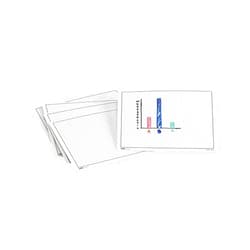 Didax Write and Wipe Graphing Board Set for Grades 3-8, 9 x 12 Inches, Plastic, Set of 10