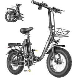 HiKeep Electric Folding Bike for Adults，16''×4.0