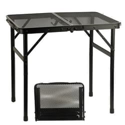 COSYAWN Folding Grill Table, Small, Aluminum, Lightweight, Portable, Height Adjustable, Outdoor Picnic Table, 22.3x15.8x10.7/22.3 inches, 88 lbs Load Capacity