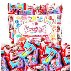 SWEETSIDE CANDY CO. Kit Kat Candy - 5lb Bulk Bag of Individually Wrapped KitKat Easter Chocolate Bars for Easter Basket Stuffers, Party Favors, Birthdays, and More - Melt-in-Your-Mouth Mini Kit Kats Chocolate Pack (2 Pound)
