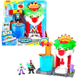 Fisher-Price Imaginext DC Super Friends Batman Toy Color Changers The Joker Funhouse Playset for Preschool Pretend Play Kids Ages 3+ Years