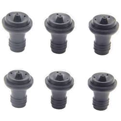 Ergonflow Wine Saver Vacuum Stoppers, Set of 6, Rubber Wine Stoppers, for Wine Saver Vacuum Pump Preserver, Bottle Rubber Corks To Preserve Wine Flavor Best Wine Air Vacuum Stoppers To Keep Wine Fresh