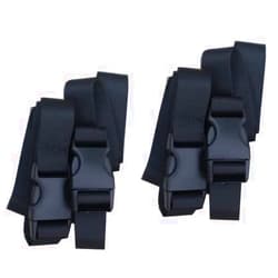 Mt Sun Gear BootYo! PackYo! Utility Straps/Cinch lash Strap with Quick Release Buckle by Mt Sun Gear. Great for Backpacking, air mattresses, Sleeping Bags Black 32 inch (Pair) Pair of 2