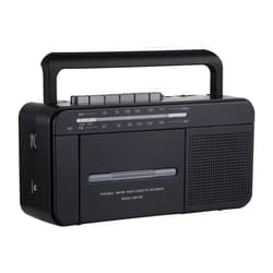 SEMIER Boombox MP3 Conversion Cassette Tape Player Recorder AM FM Radio, Cassette to MP3 Digital Converter, USB Recording, Built-in Microphone, Big Speaker and Earphone Jack by AC or C Batteries