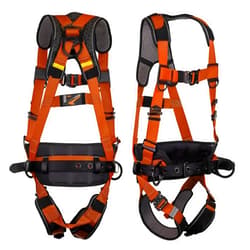 Malta Dynamics Warthog Comfort MAXX - Safety Harness for Construction – Fall Protection Equipment with Removable Belt and Lumbar Support, Side D-Rings, and Padding, OSHA & ANSI Compliant (XXL)