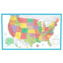 By Swiftmaps 48x78 Huge United States, USA Classic Elite Wall Map Laminated