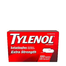 TYLENOL CAPSULE EXTRA STRENGTH 500mg - 100 Ct, Pack of 2