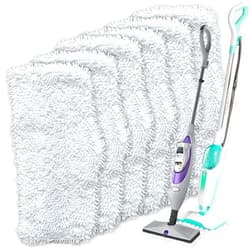 F Flammi Flammi 6 Pack Steam Mop Replacement Pads for Shark SK410 SK435CO S1000 S1000A SK460 SK140 SK141 S3101 S3250 S3251 Steam Mop Replacement Pads