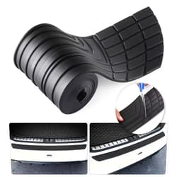 SINGARO Car Rear Bumper Protector, 43.3inch x3.5inch Car/SUV Universal Rubber Anti-Scratch Trunk Exterior Accessories