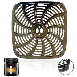 GSZN 8QT Air Fryer Grill Plate for Gourmia GAF824 Air Fryers, Upgraded Air Fryer Grill Pan Insert Rack Crisper Tray Plate Grate Grid Shelf for 8QT Gourmia Air Fryers, Nonstick, Dishwasher Safe