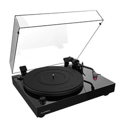 Fluance RT83 Reference High Fidelity Vinyl Turntable Record Player with Ortofon 2M Red Cartridge, Speed Control Motor, High Mass MDF Wood Plinth, Vibration Isolation Feet - Piano Black