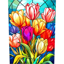 Huacan Diamond Painting Kits for Adults Flowers Diamond Art Kit Round Full Drill AB Diamond Painting 5D DIY Rhinestone Art Craft Kits for Gift Home Wall Decor 15.7x11.8 Inch