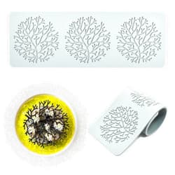 Jopgeey Tuile Molds Silicone (2 PCS) Lace Fondant Molds Set with Hollow 3D Beehive Candy Molds for Baking, Resin, Polymer Clay, Sugar Craft Dessert Cupcake Cake Decorating - Tree Branch