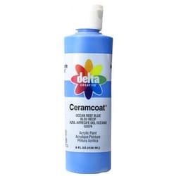 Delta Creative Ceramcoat Acrylic Paint in Assorted Colors (8 oz), , Ocean Reef Blue