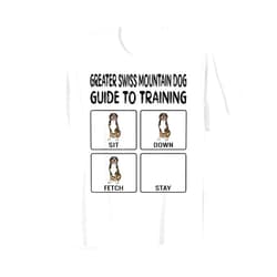 Greater Swiss Mountain Dogs Owner Gift Greater Swiss Mountain Dog Guide To Training Dog Obedience T-Shirt