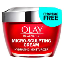 Olay Regenerist Micro-Sculpting Cream Face Moisturizer, Fragrance-Free, 1.7 oz