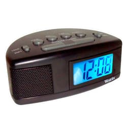 Westclox Extra Loud Alarm Clock for Heavy Sleepers, Easy-to-Read LCD Display with Adjustable Alarm and Snooze (Black)