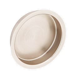 SCHLAGE Ives 2-7/16 in. L Satin Nickel Brass Flush Pull