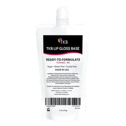 TKB Trading, LLC TKB Lip Gloss Base (Flexagel ME)| Clear Lip Gloss Base for DIY Lip Gloss| Ready-To-Formulate| Moisturizing, High Shine, Crystal Clear, Vegan, Gluten and Cruelty free| Made in USA. (5.5oz (156g))