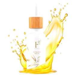 Finally 100% Organic Tsubaki Face Oil & Under-Eye Serum. Jojoba, Calendula, & Rice Bran - Hydrating & Brightening for Glowing Skin, Dark Spots & Even Skin Tone, Moisturizing Anti Aging Serum by Finally