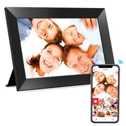 BIGASUO Frameo 10.1 Inch WiFi Digital Picture Frame, 1280x800 HD IPS Touch Screen Photo Frame Electronic, 32GB Memory, Auto-Rotate, Wall Mountable, Share Photos/Videos Instantly via Frameo App from Anywhere