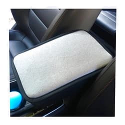 Osilly Car Armrest Storage Box Mat, Automotive Four Season Comfortable Waterproof Anti-Scratch Center Console Seat Cover Protector, Interior Decor Accessories Universal for Vehicle SUV Truck (Gray)